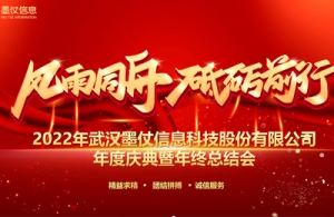 风雨同舟，砥砺前行—武汉墨仗信息科技股份有限公司2022年年会 ... ... ... ... ... . ...